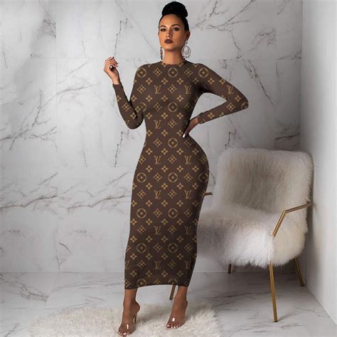 louis vuitton cocktail dresses|Louis Vuitton bodycon dress.